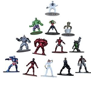 Jada Marvel Nano Metalfigs Mini-Figures Toys Figurines Die-Cast Metal